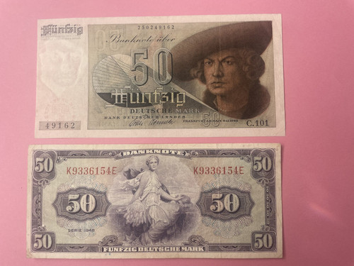 Mark bank deutscher - 2x, 50