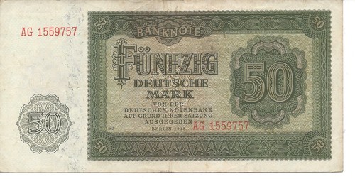 Geldschein banknote ddr - banknote,