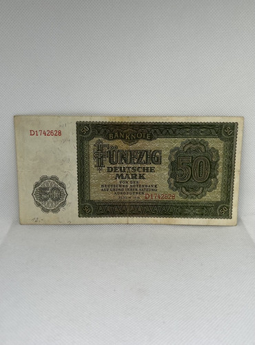 Banknote ddr 50 deutsche - banknote,