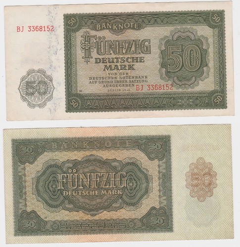 Mark banknote ddr deutsche - 50,