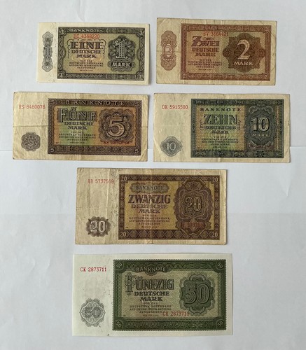 Ddr banknoten geldscheine 1 - banknoten,