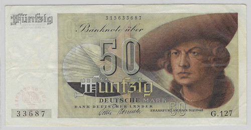 Germany deutschland mark - 50,