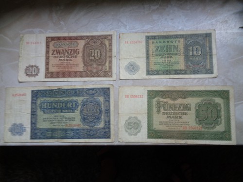 Ddr banknotensatz 50 - ddr,