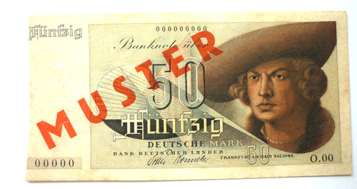 Brd mark 1948 - brd,, muster