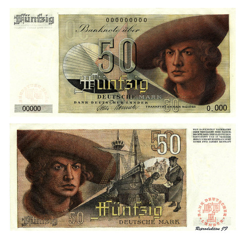 Fünfzig deutsche mark - deutsche,